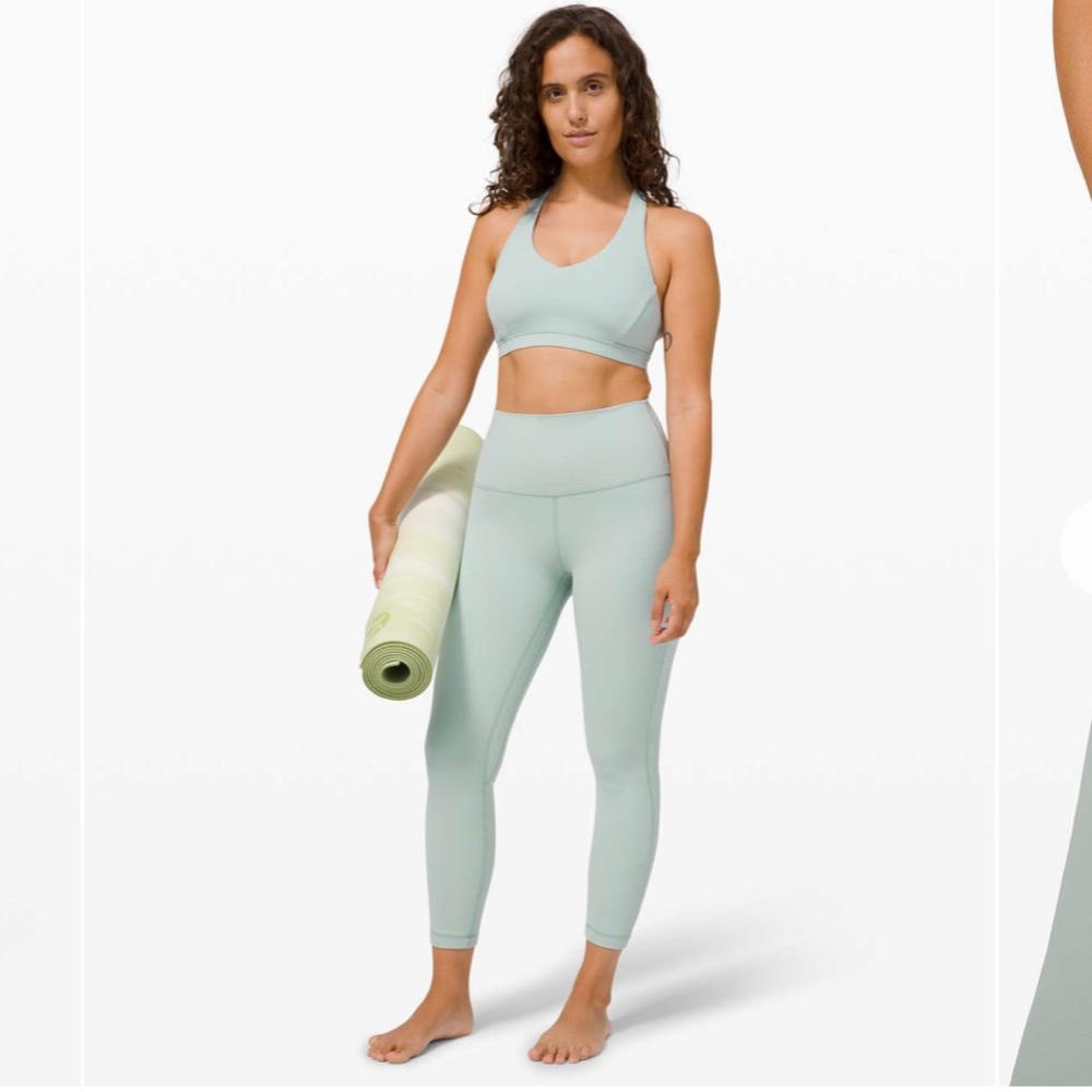 Lululemon Align Pant II 25” - hazy jade, size 8
